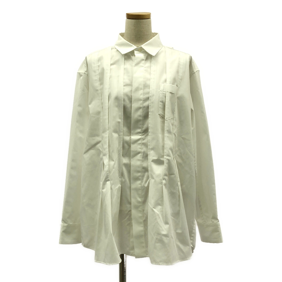 【美品】 sacai / サカイ | Cotton Poplin Shirt シャツ | 2 | ホワイト | レディース