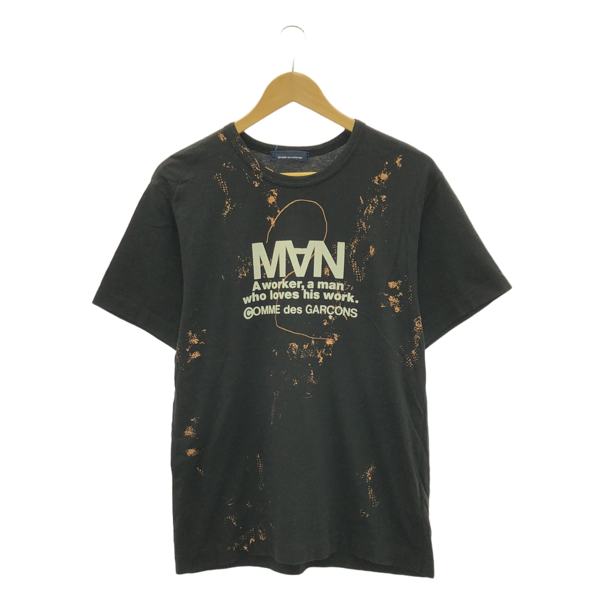 COMME des GARCONS | 2004AW | MAN Metallic Print Crew Neck T-Shirt |