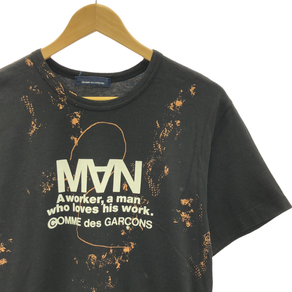 COMME des GARCONS | 2004AW | MAN Metallic Print Crew Neck T-Shirt |