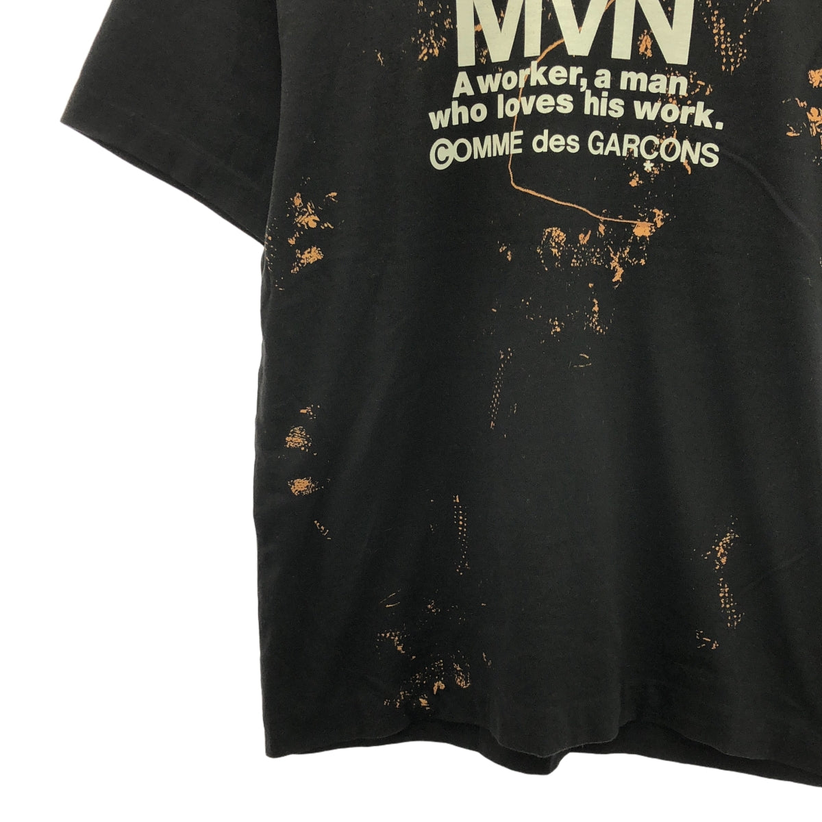 COMME des GARCONS | 2004AW | MAN Metallic Print Crew Neck T-Shirt |