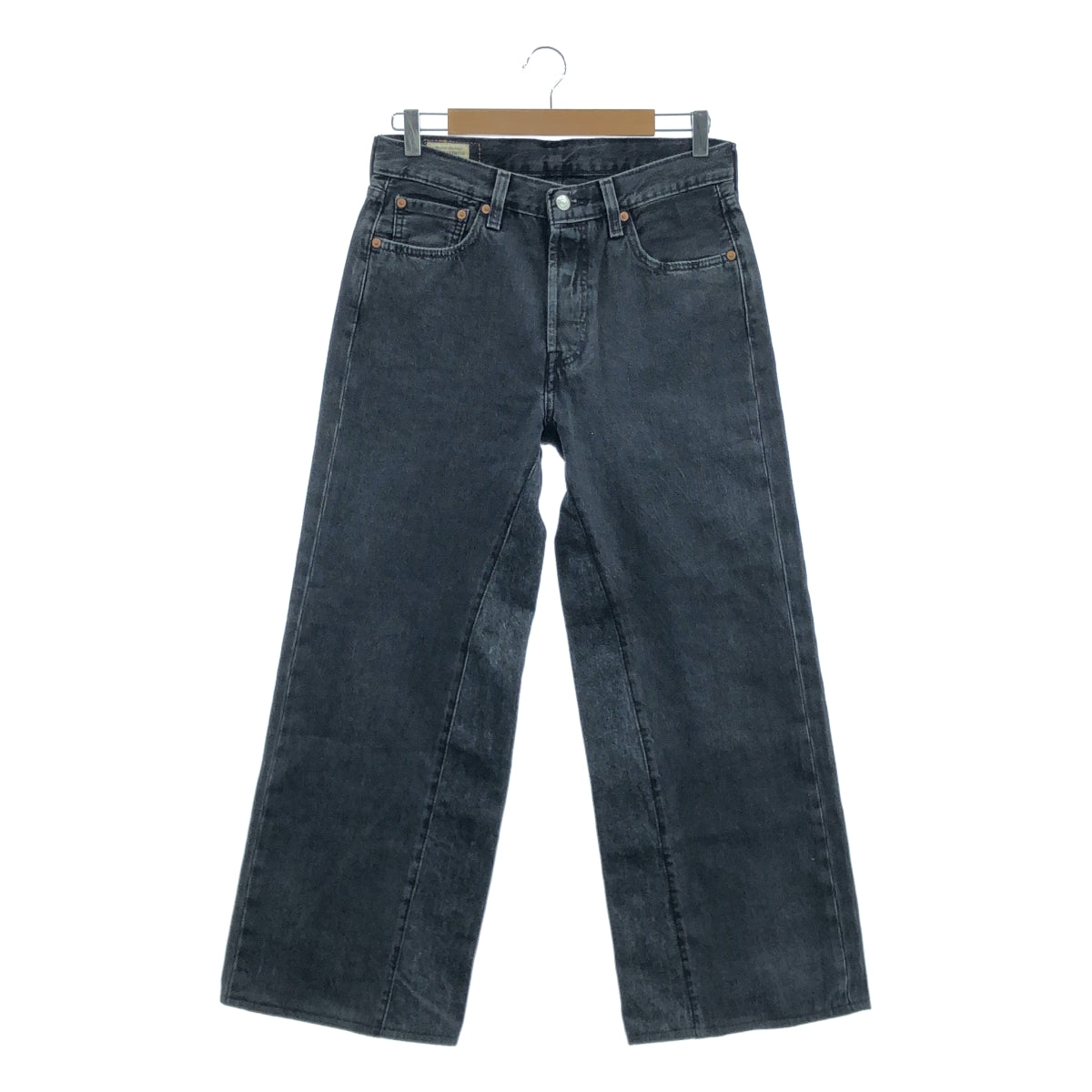 Levi's / 리바이스 | 501 ORIGINAL FIT 블랙 커스텀 데님 팬츠 | W30 |
