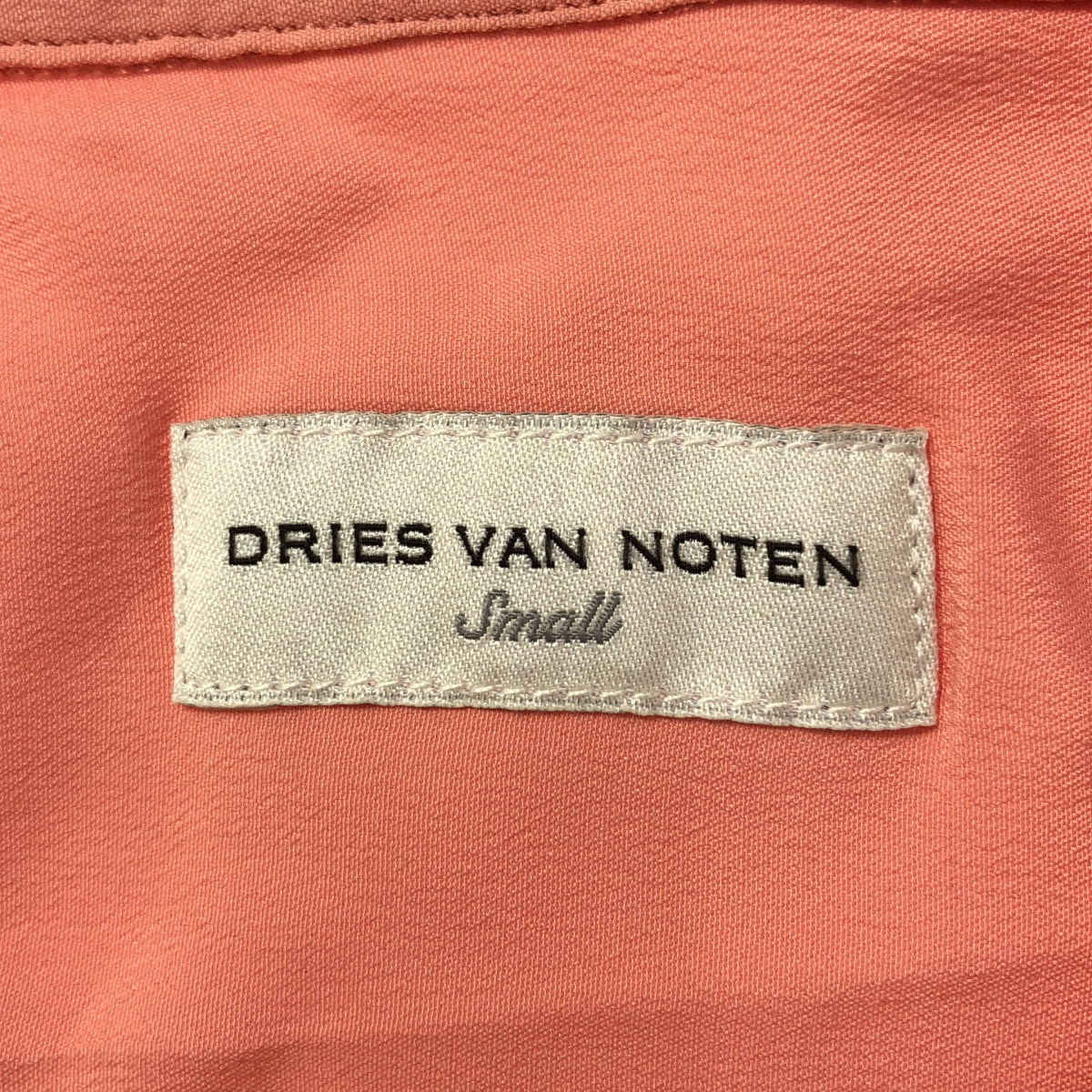 DRIES VAN NOTEN / ドリスヴァンノッテン | アセテート シルク オーバーサイズ シャツ | S | ピンク | レディース