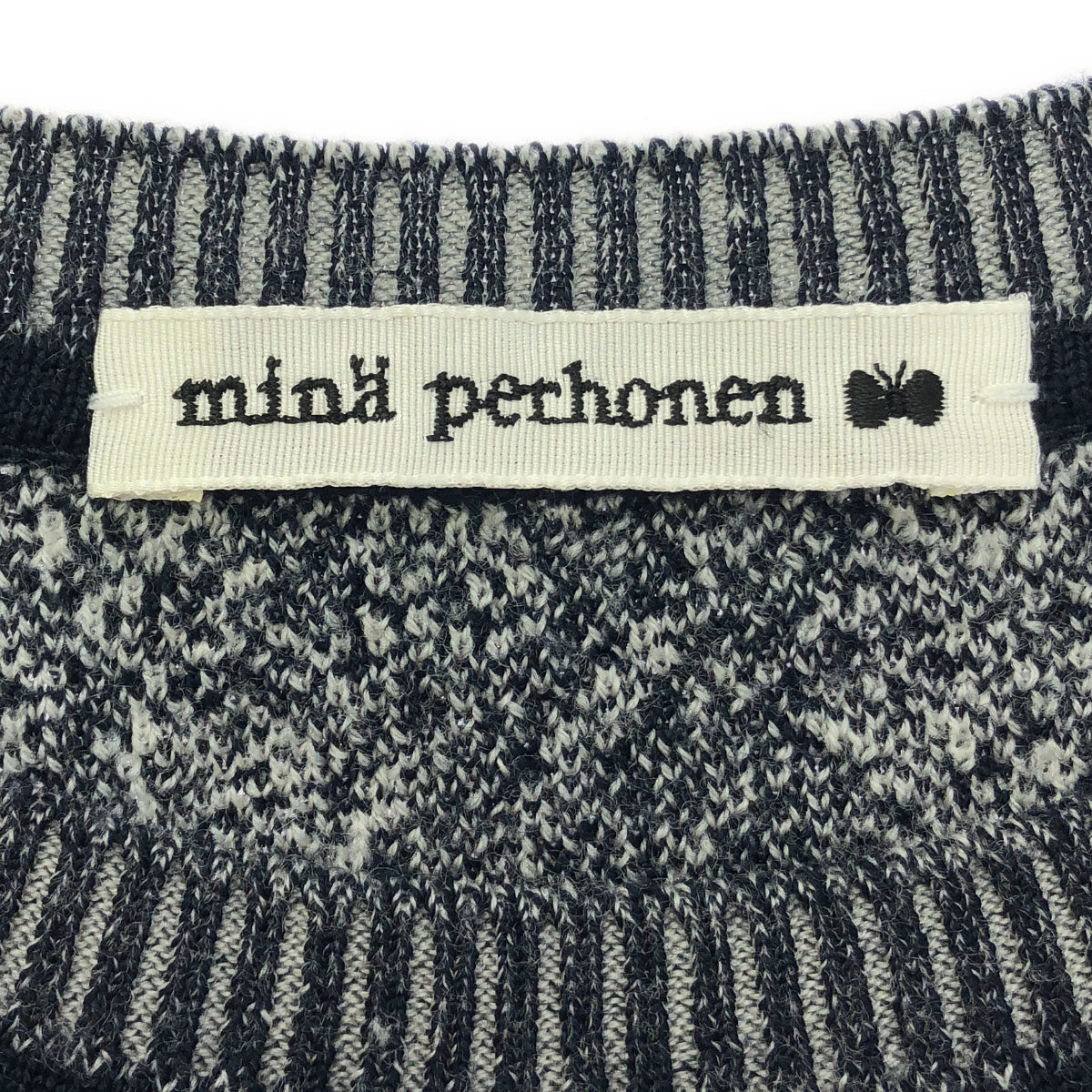 mina perhonen / 미나펠호넨 | 2023-24 a/w | lumiukko 크루넥 니트 | 36 |
