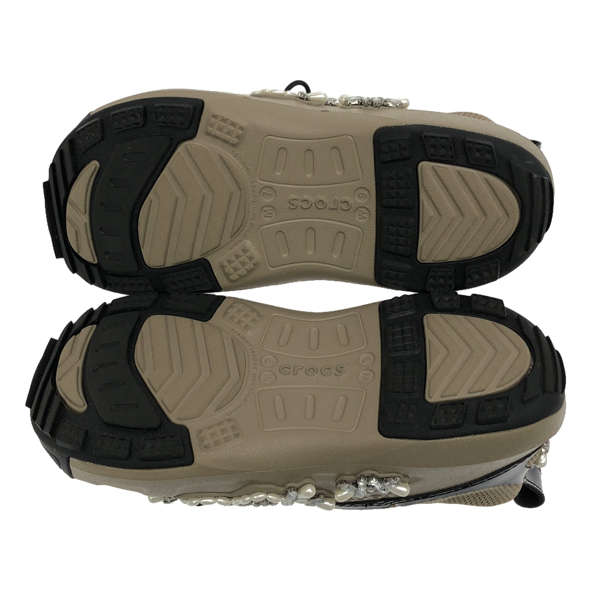 【新品】 Simone Rocha / シモーネロシャ | × crocs quicktrail クイック トレイル スニーカー | W9 / M7 | カーキ | レディース