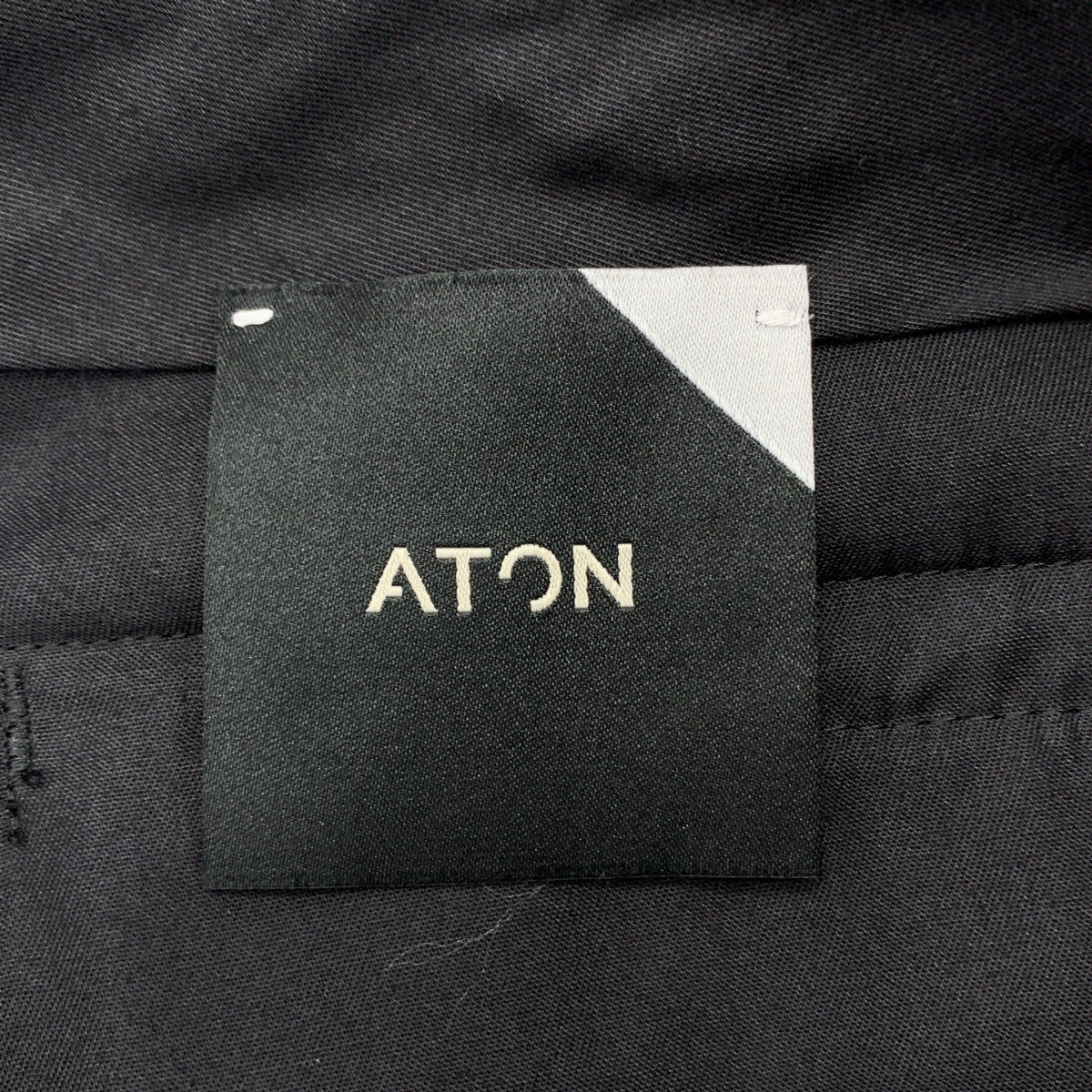 ATON / エイトン | BACK SATIN BASIC PANTS バックサテン テーパード スラックスパンツ | 4 | メンズ