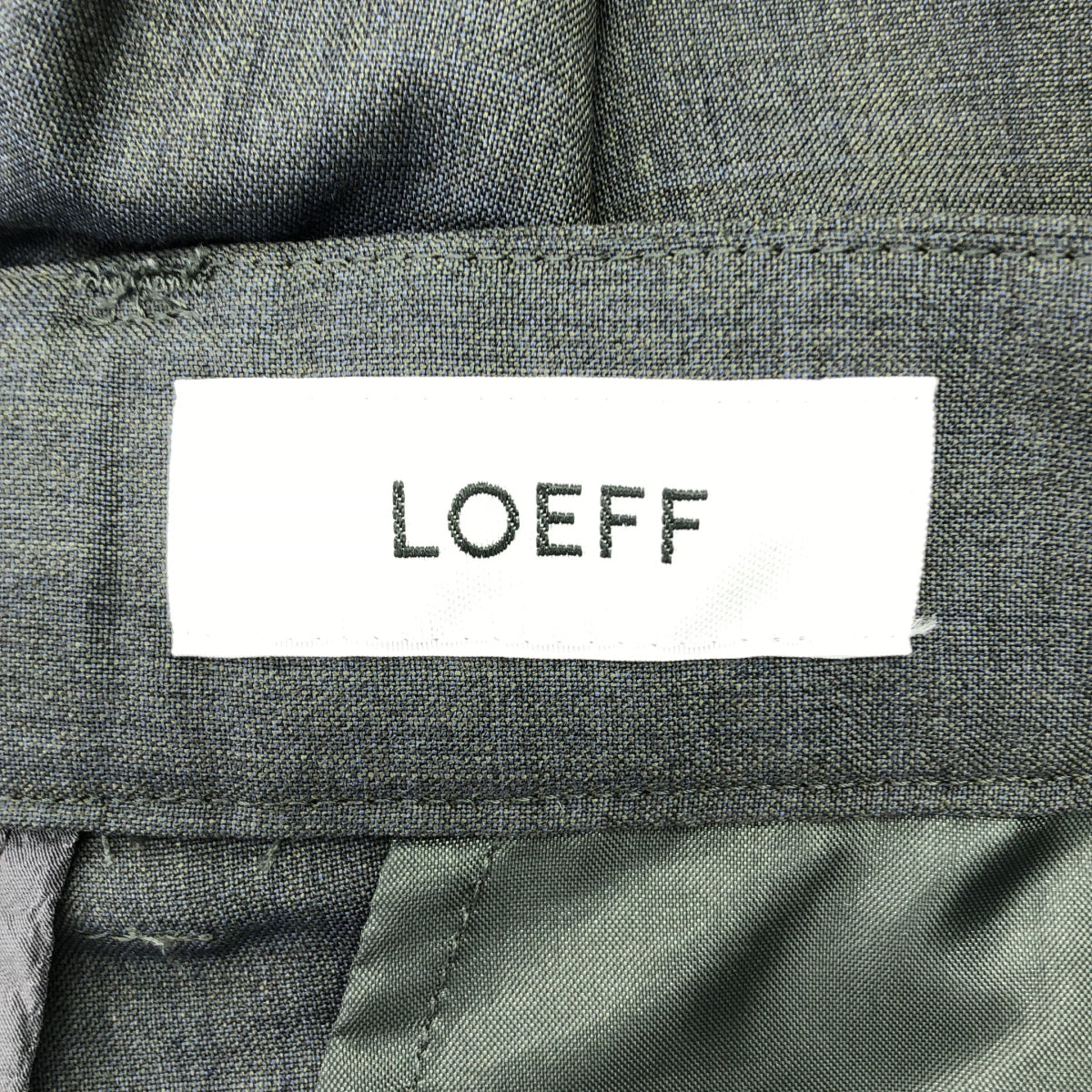 LOEFF / 로에프 | 와이드 슬랙스 팬츠 | 1 | 남성