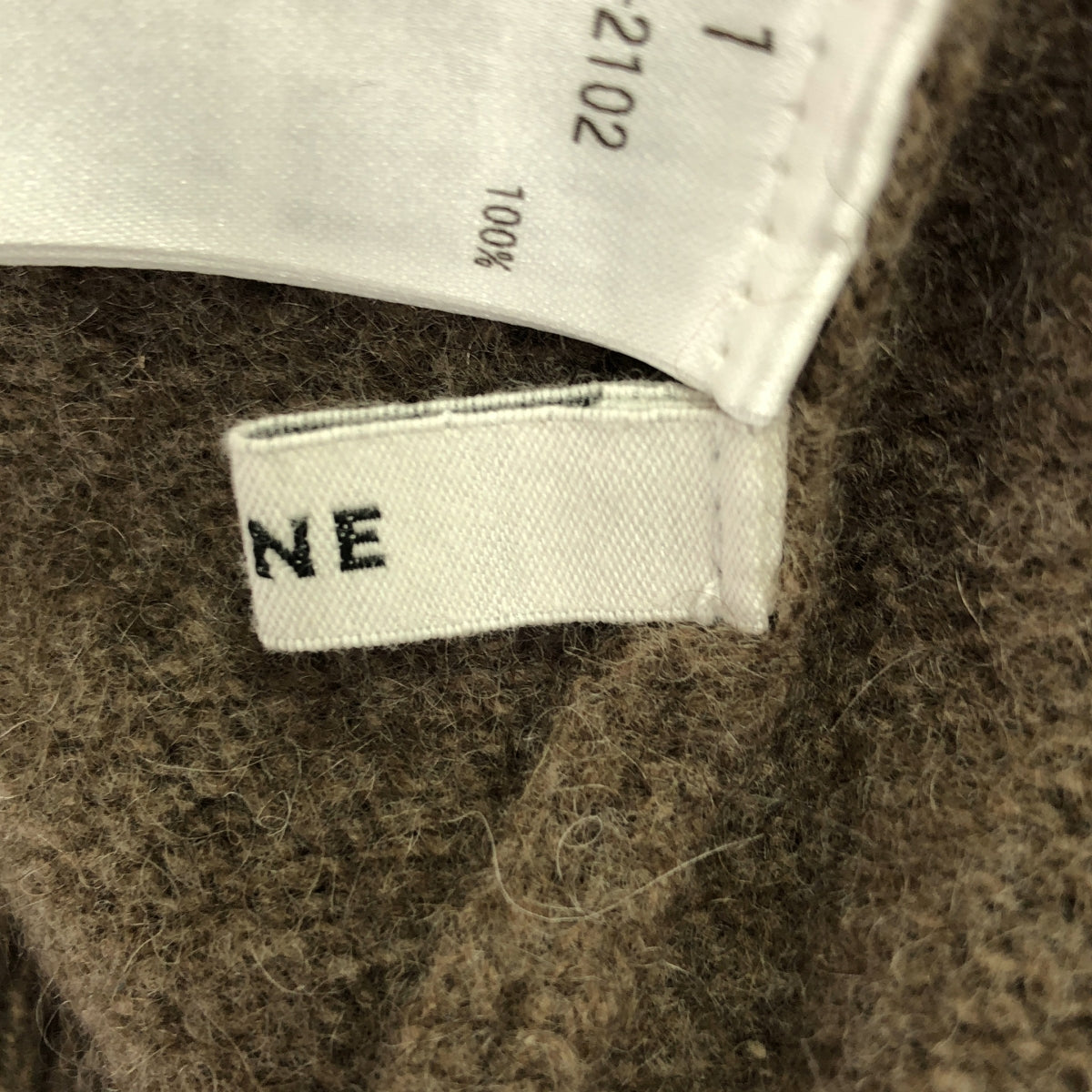 CLANE / クラネ | 2023AW | W FACE HALF ZIP YAK KNIT TOPS ダブルフェイス ハーフジップ ニット | 1 | ブラウン | レディース
