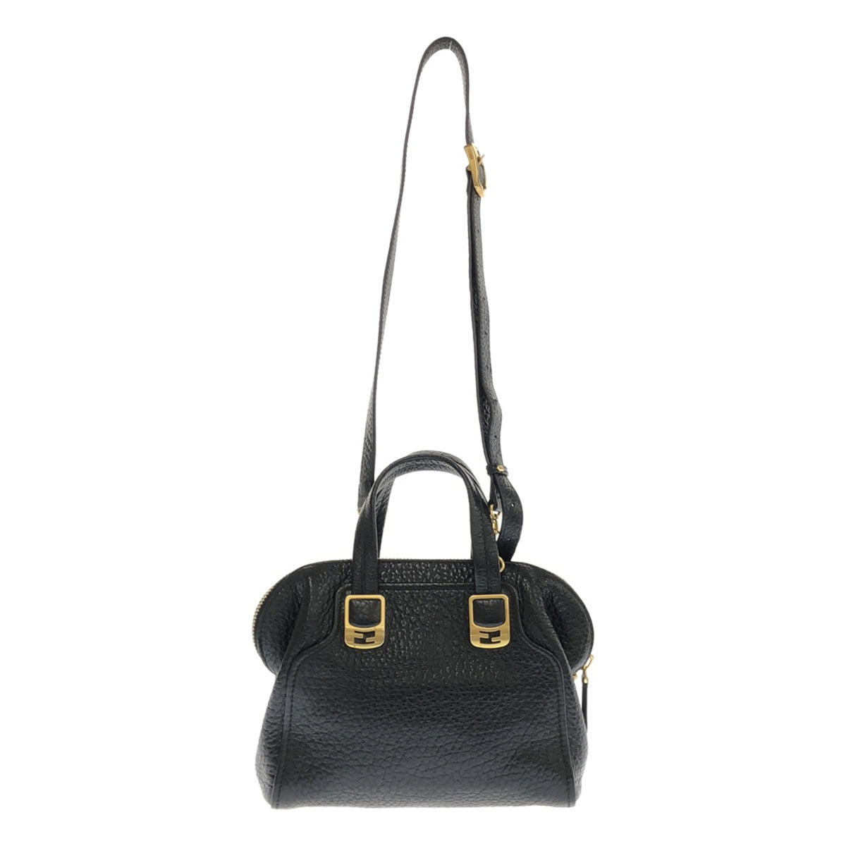 FENDI | 2way Chameleon Leather Shoulder Bag | Black | Women's