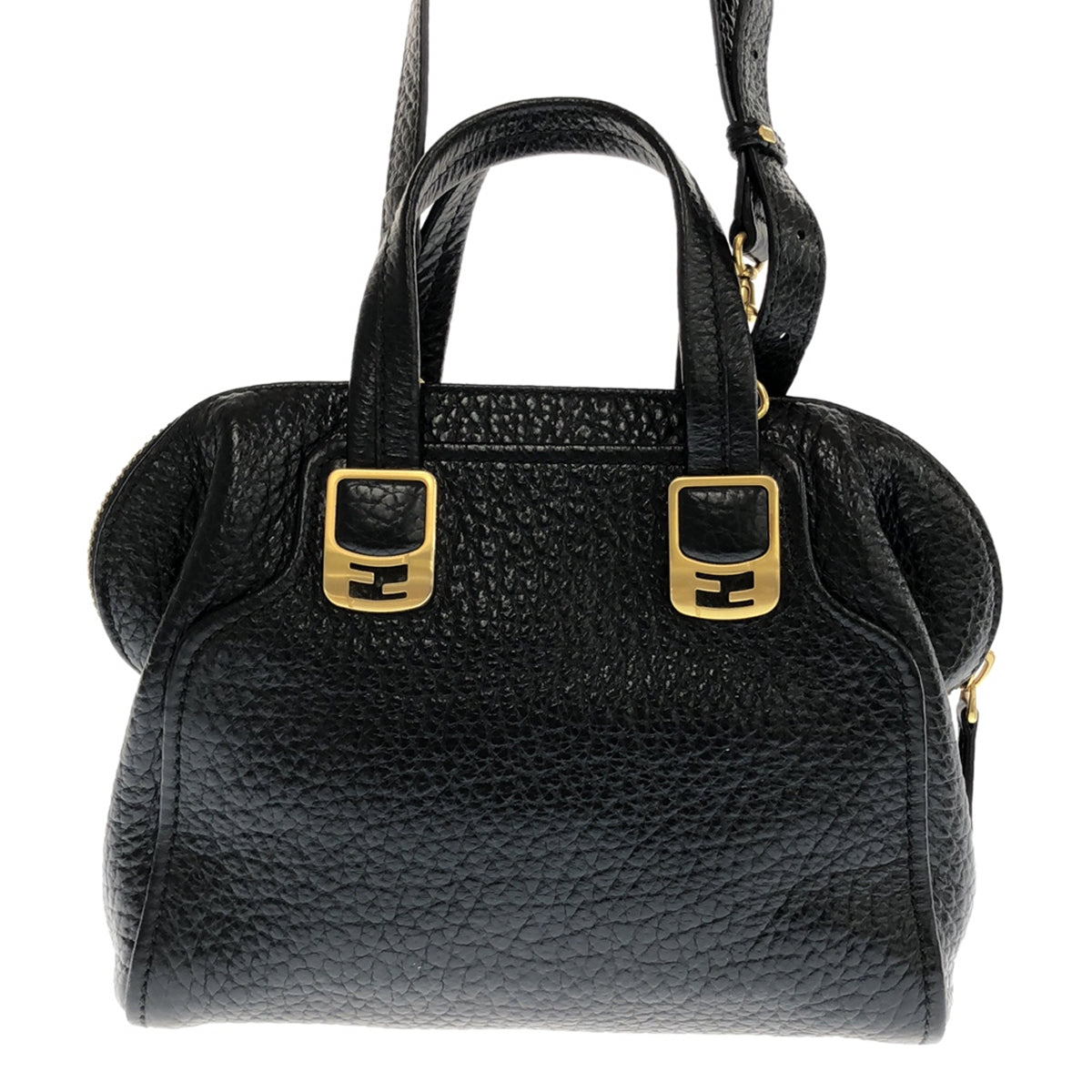 FENDI | 2way Chameleon Leather Shoulder Bag | Black | Women's