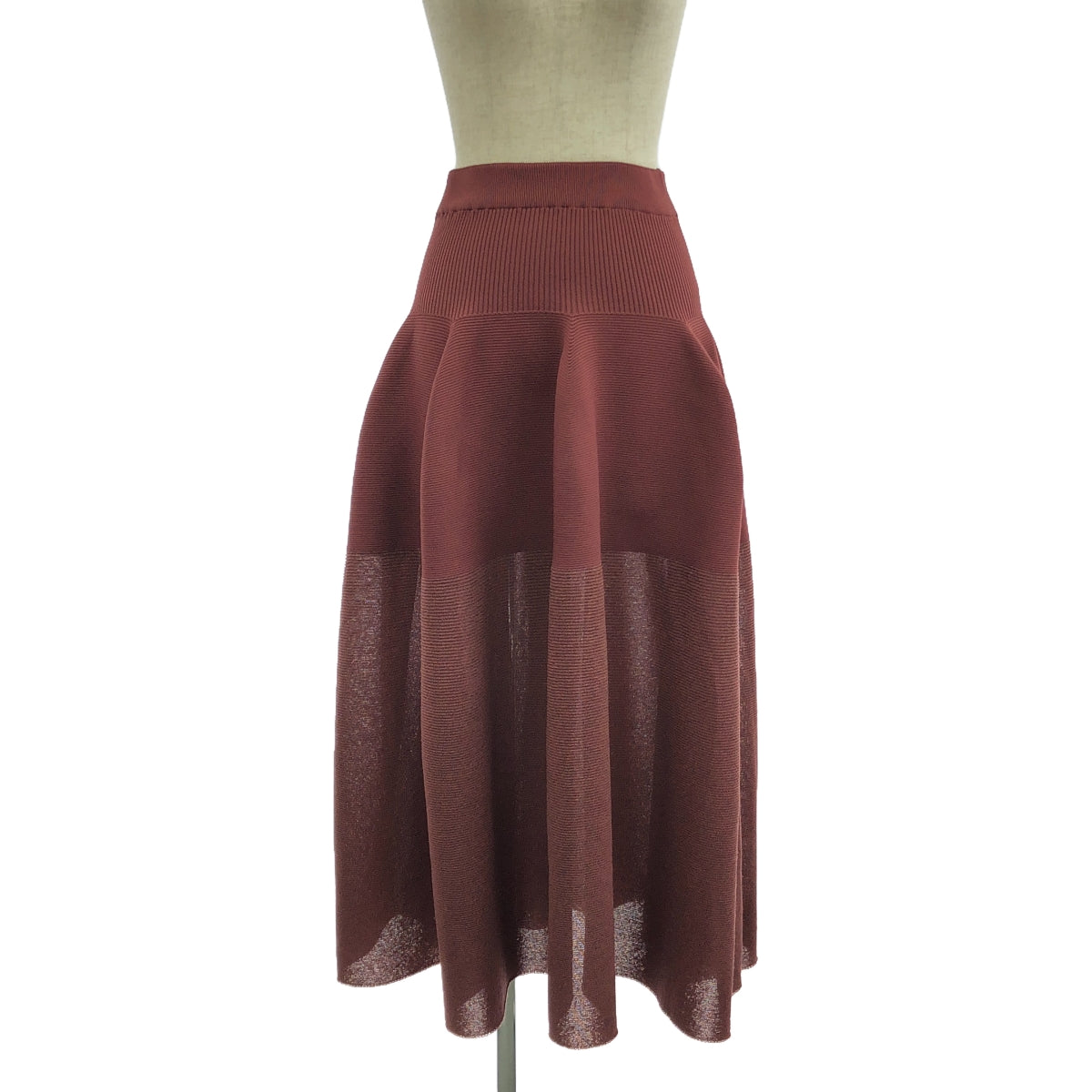 【新品】 CFCL / シーエフシーエル | POTTERY LUCENT GLITTER SKIRT スカート | 1 | ボルドー | レディース