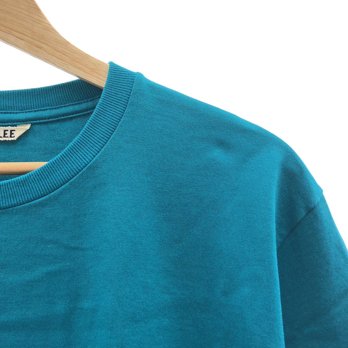 AURALEE / 오라리 | Luster Plating Tee 코튼 티셔츠 | 4 | 블루 | 남성