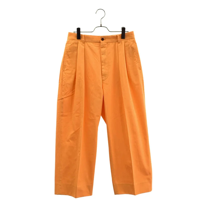 kolor ワイドパンツ　オレンジ　サイズ2 NEAT / ニート | 2タック チノパンツ | 44 | メンズ – KLD