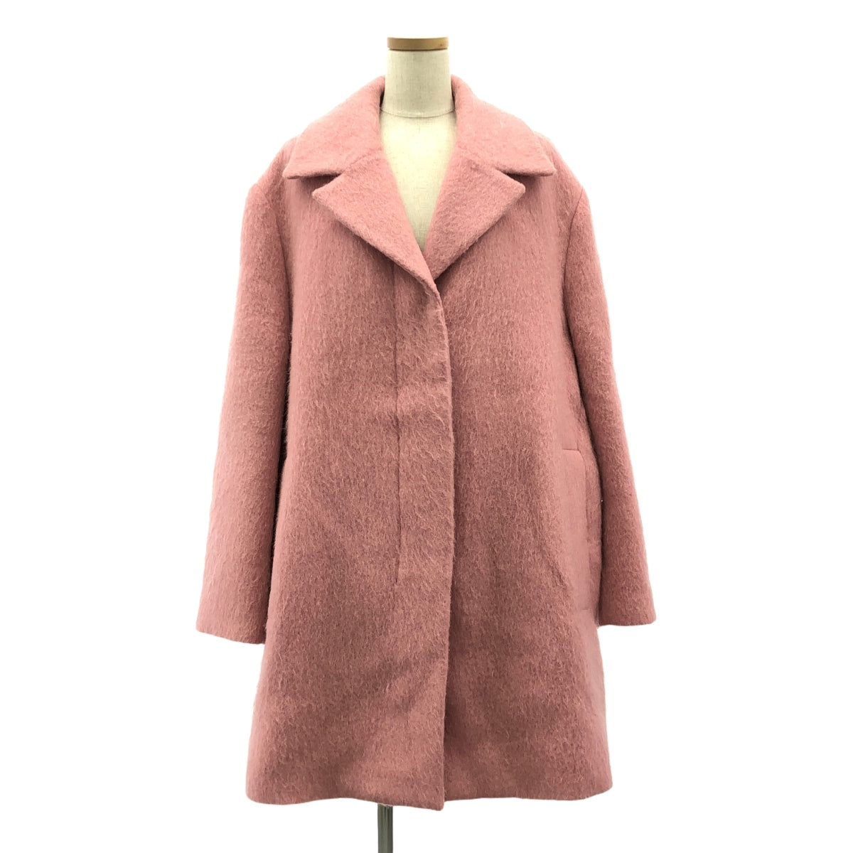 JIL SANDER / 질산더 | 2023AW | 오버사이즈 울 코트 | 34 | 핑크 | 여성
