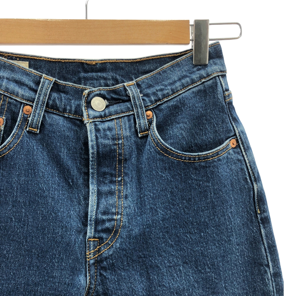 Levi's / リーバイス | 501 ORIGINAL CROPPED / 濃紺 デニムパンツ | 23 | レディース