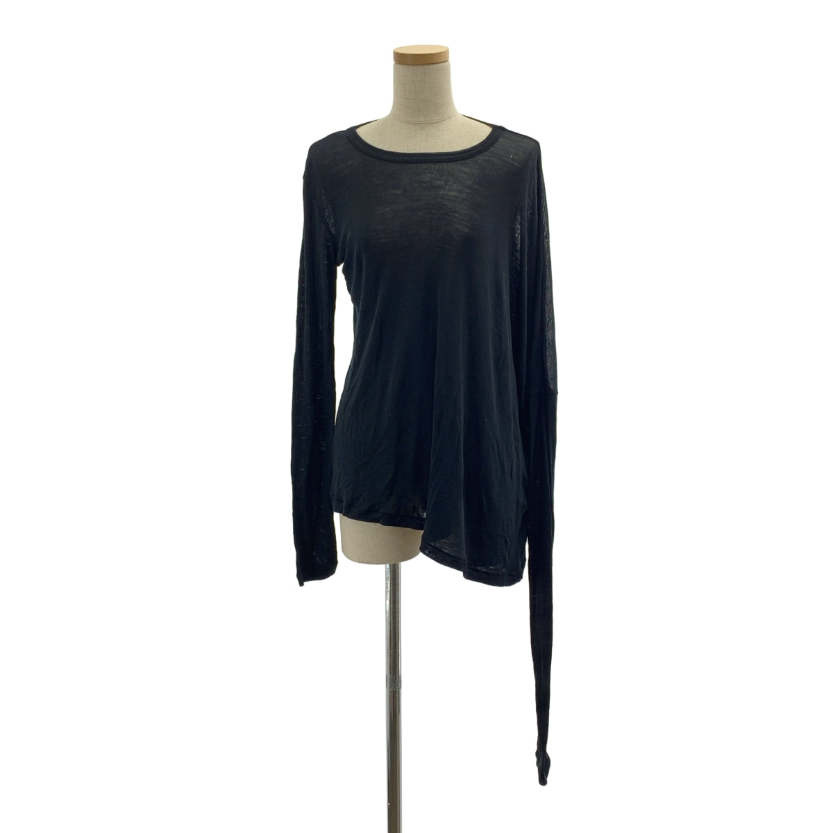 Yohji Yamamoto FEMME / ヨウジヤマモトファム | ウール アシンメトリートップス カットソー | 2 |