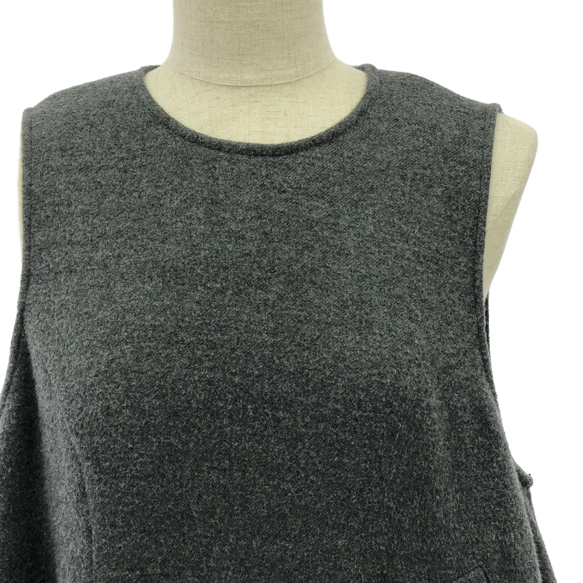 nagonstans / ナゴンスタンス | warm cocoon dress ウォーム 変形 ノースリーブ ドレス | M | レディース