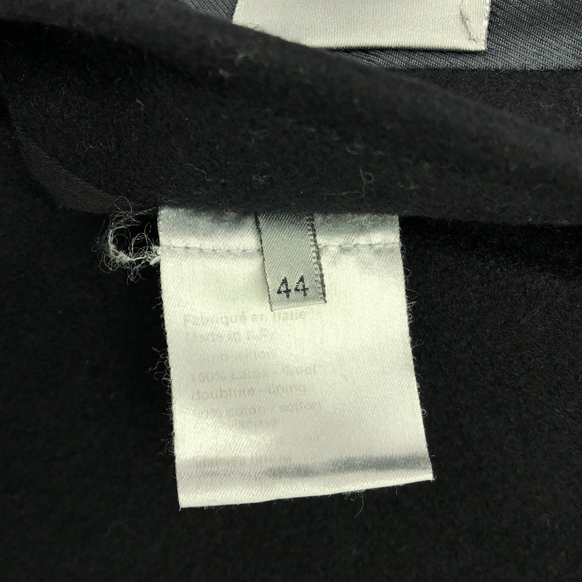 Dior homme / ディオールオム | 2005AW | エディ期 メルトンウール ショート Pコート | 44 | メンズ