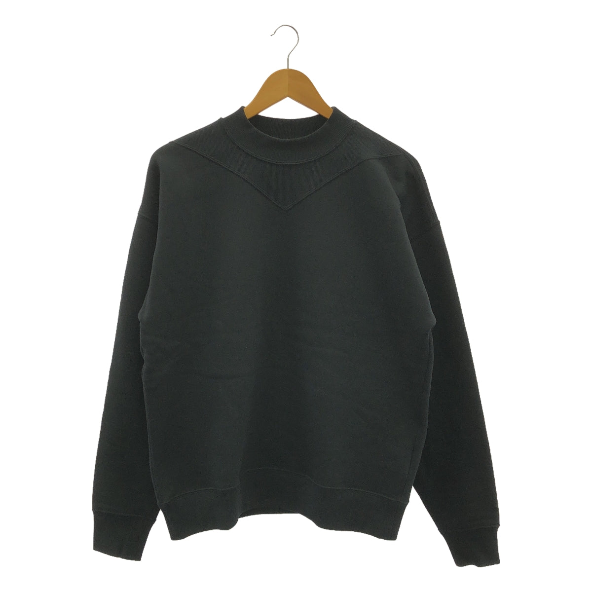 【美品】 JIL SANDER / ジルサンダー | 2024SS | スウェット プルオーバー | S | ブラック | メンズ