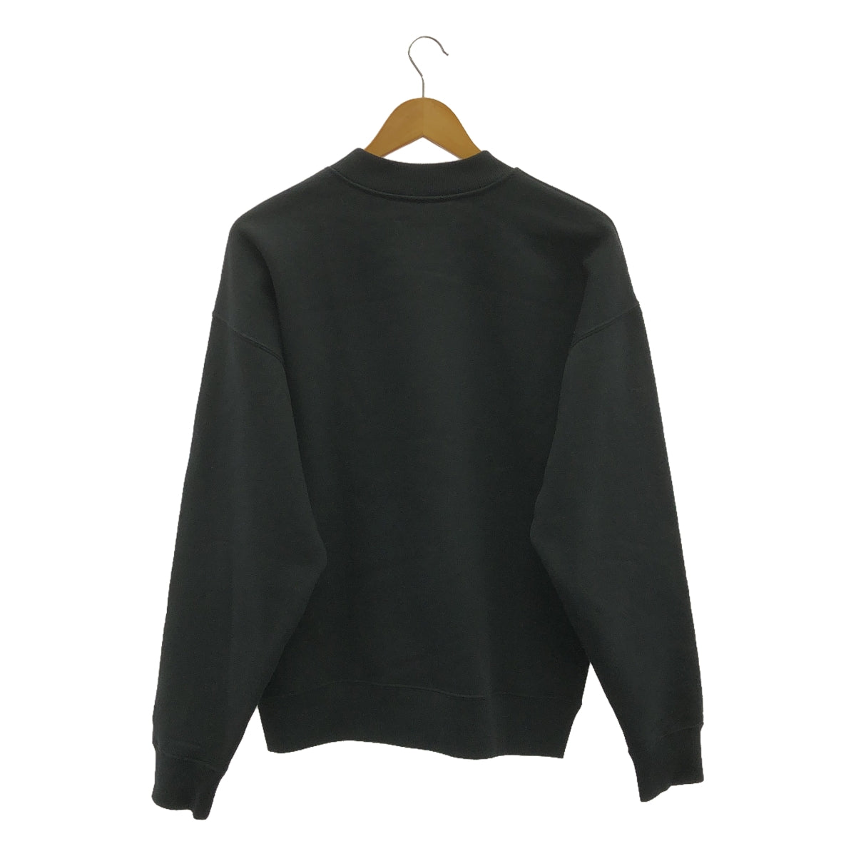 【美品】 JIL SANDER / ジルサンダー | 2024SS | スウェット プルオーバー | S | ブラック | メンズ
