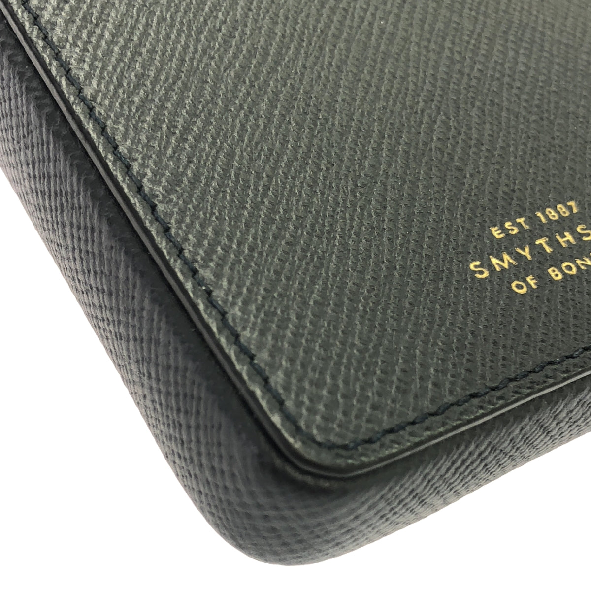 smythson / 스마이슨 | 가죽 체인 숄더 포셰트 가방 | 블랙 | 여성