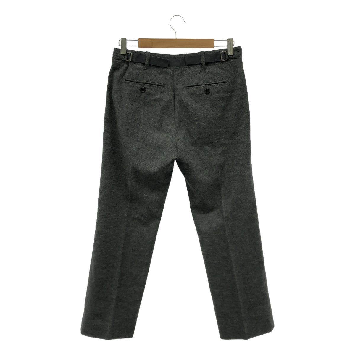 DRIES VAN NOTEN / ドリスヴァンノッテン | ウール カシミヤ スラックスパンツ | 44 | グレー | メンズ