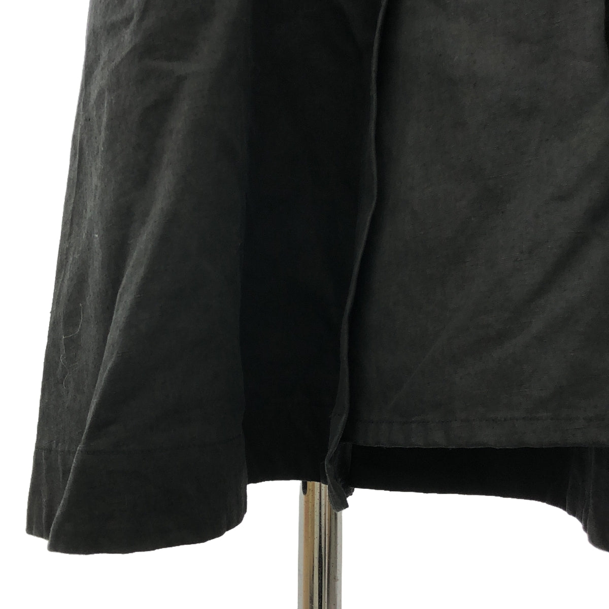 【美品】 beautiful people / ビューティフルピープル | double-end coating linen corset dress ワンピース | 36 | ブラック | レディース