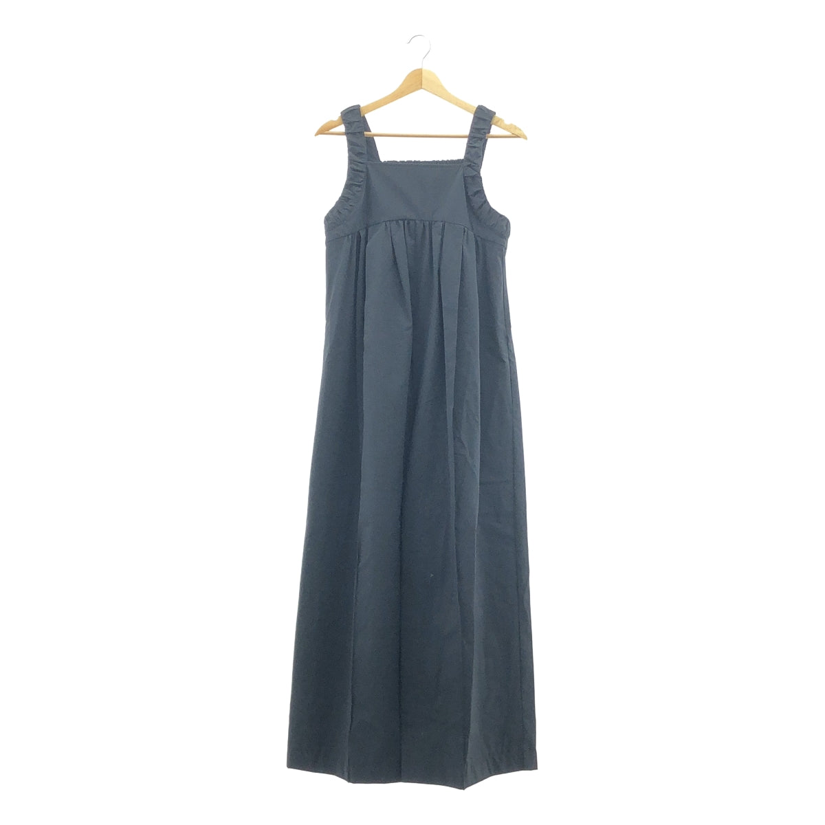 【美品】 MIESROHE / ミースロエ | タックギャザーオールインワン / ウォッシャブル | 0 | ブラック | レディース