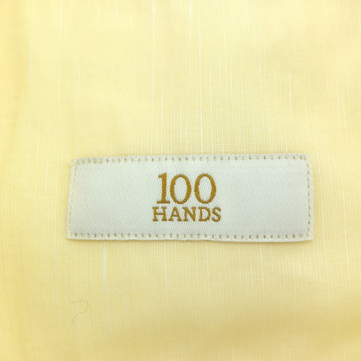 100HANDS / Hundred Hands | Gold Line Cotton Full Hand Shirt | 39 | Men's