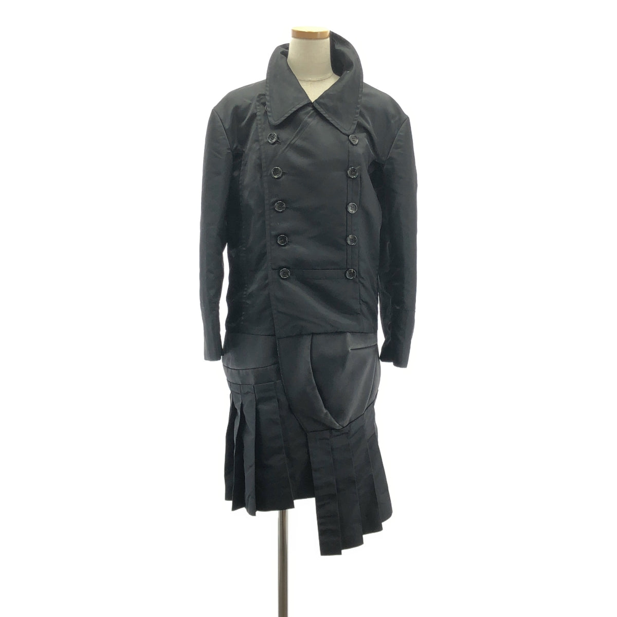 COMME des GARCONS / コムデギャルソン | 2009SS | 再構築 プリーツ ロングコート | XS | レディース
