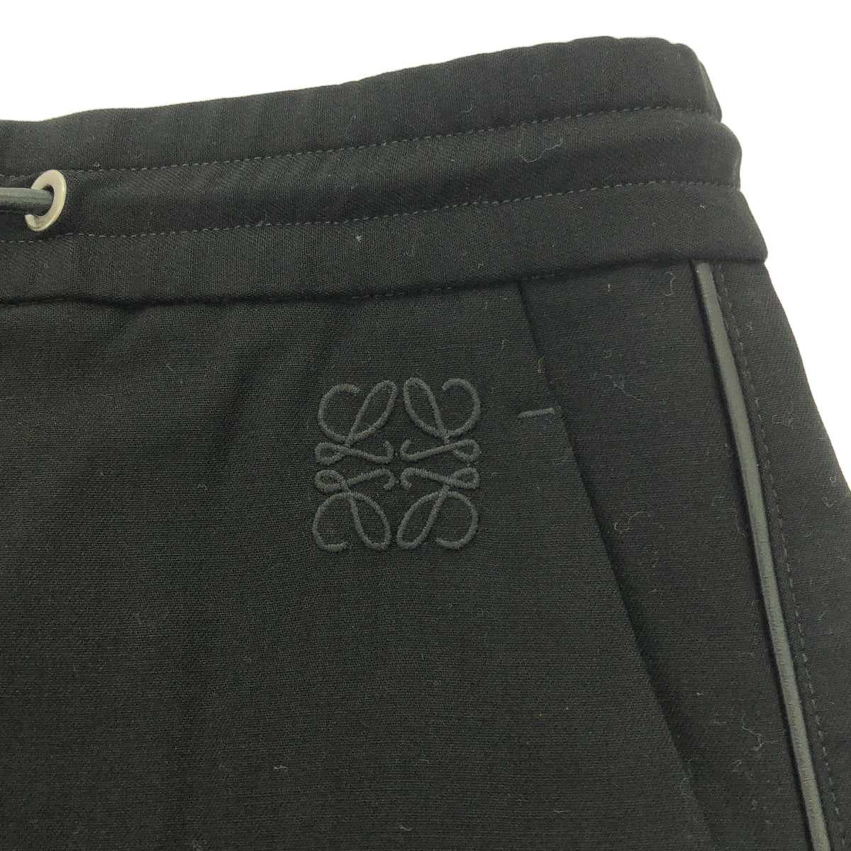 LOEWE | 2023AW | TRACKSUIT TROUSERS Sideline Leather Piping Track Pants | 46 | Men's