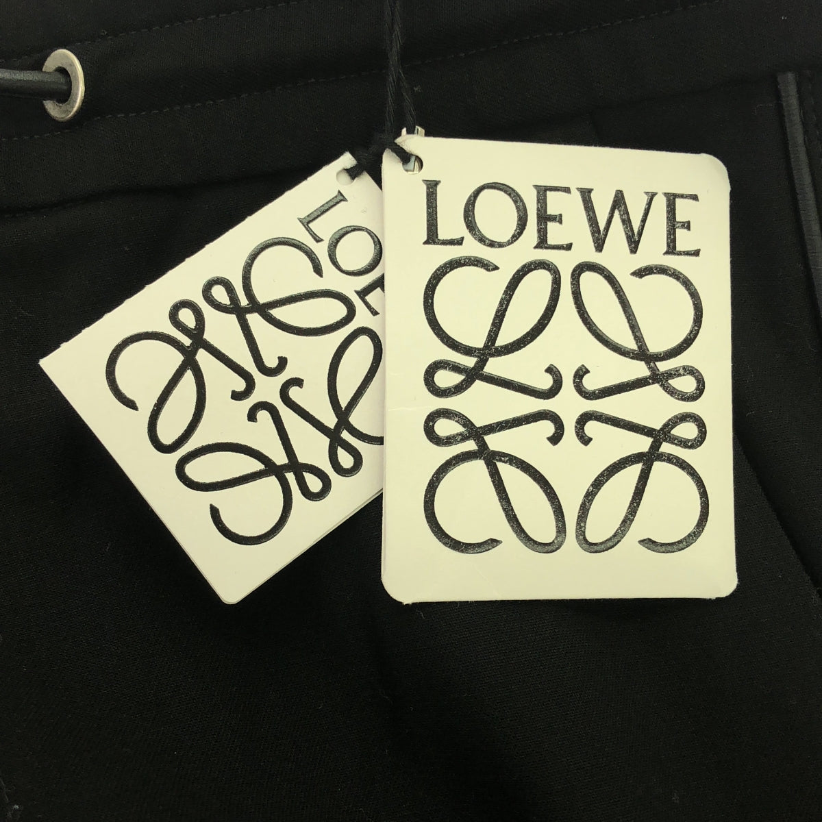 LOEWE | 2023AW | TRACKSUIT TROUSERS Sideline Leather Piping Track Pants | 46 | Men's