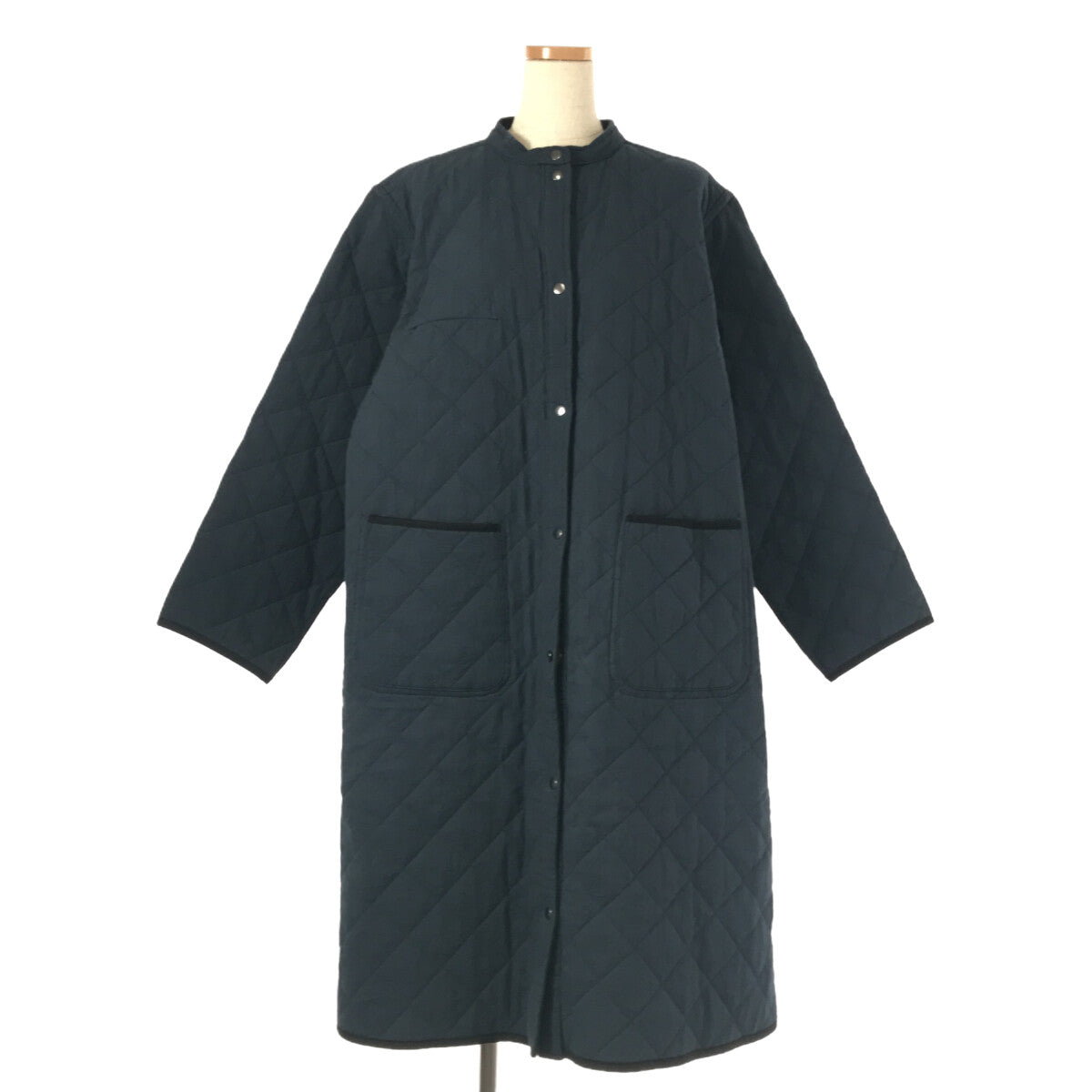 madder madder / Madamada | Emily reversible quilted coat | Navy/Black – KLD