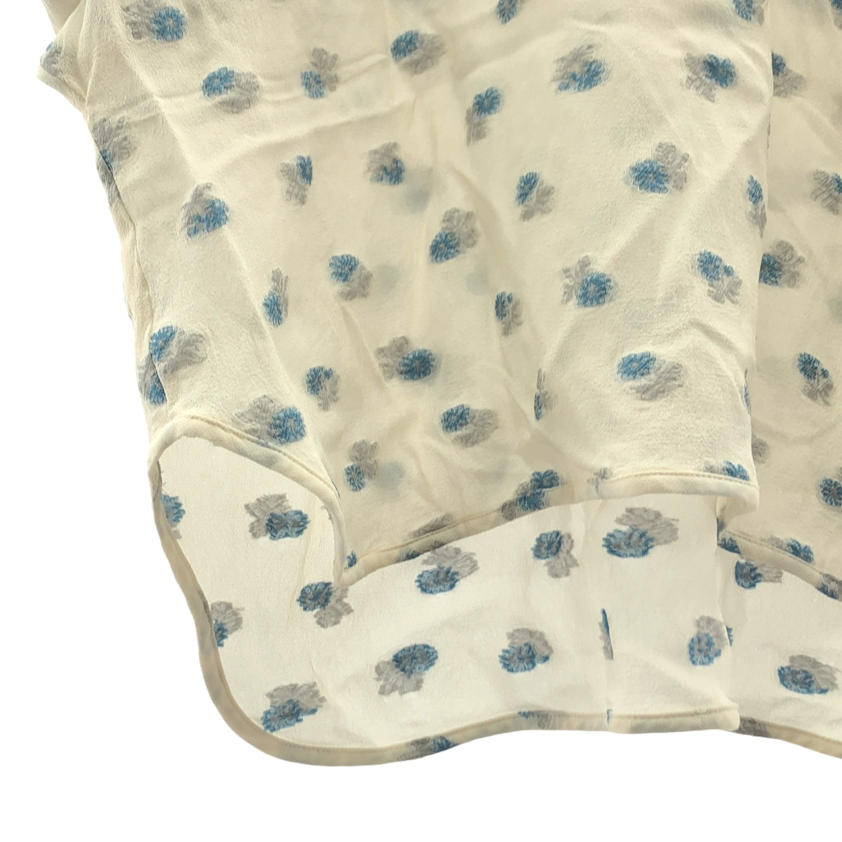 Mame Kurogouchi / マメクロゴウチ | 2021SS | Tunic With Small Flower Embroidery ブラウス | 1 | レディース