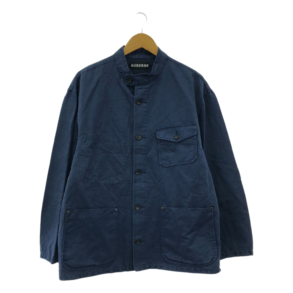 AUBERGE / オーベルジュ | QUARTIER LATIN フォレスティエール リネンコットン 製品染め ジャケット | 44 | メンズ