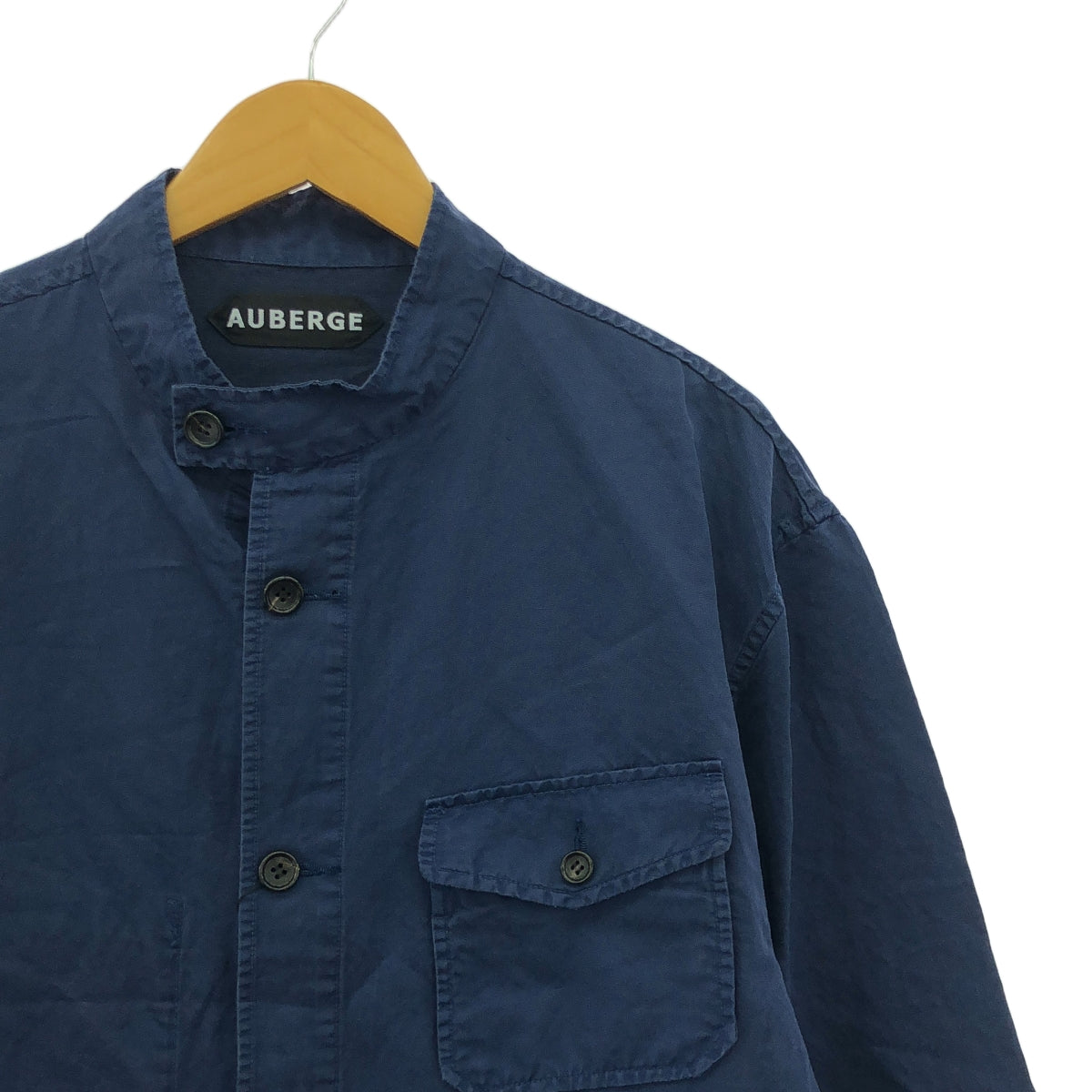 AUBERGE / オーベルジュ | QUARTIER LATIN フォレスティエール リネンコットン 製品染め ジャケット | 44 | メンズ