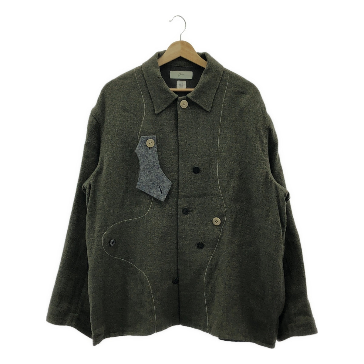 amachi. / Amachi | 2022AW | × Elise Gettliffe / Collection 011 Vertical Concept / Tweed Jacket | 4 | Men's