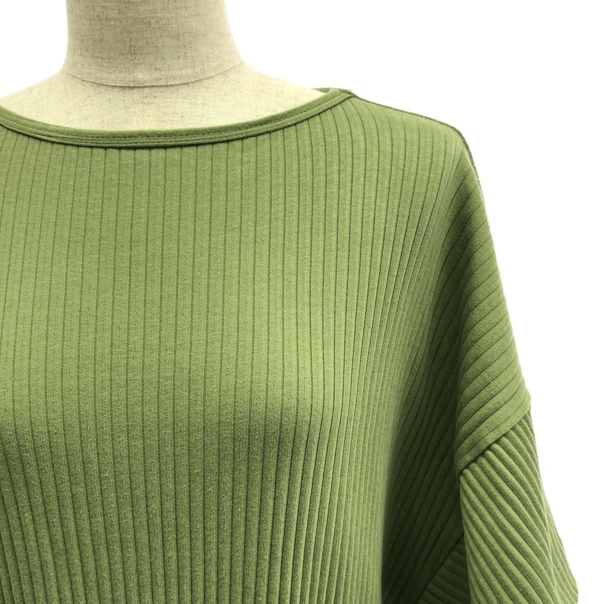 BASErange / Baserange | CLAIR Rib Wrap Dress | XS | Green/Blue | Women's