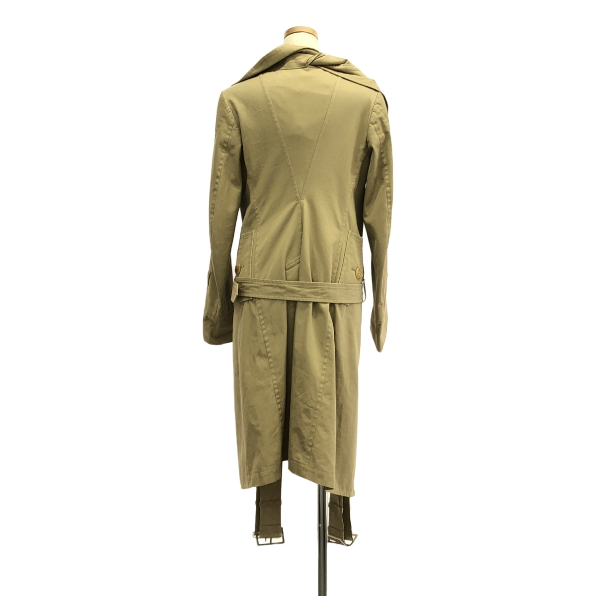 JUNYA WATANABE COMME des GARCONS / ジュンヤワタナベ | 2006SS | ベルト 捻じれカラー トレンチコート | S | レディース