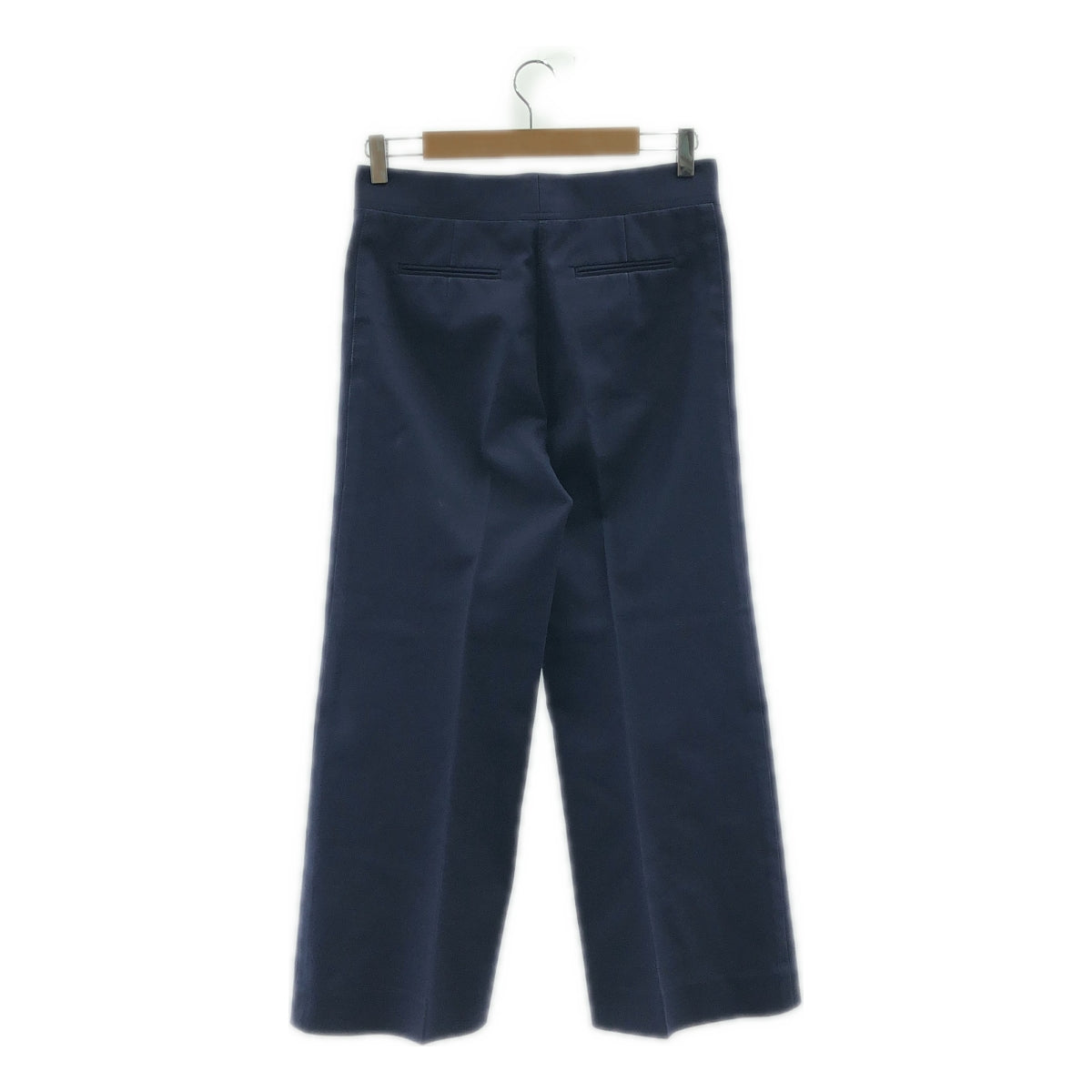 CELINE / セリーヌ | フィービー期 フレア ブーツカット ワイド スラックス パンツ | 36 | ダークネイビー | レディース