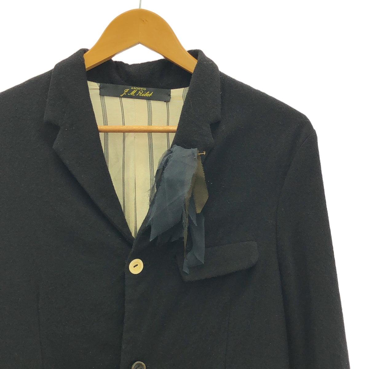 ARCHIVIO J.M.Ribot / アルキビオジェイエムリボット | GOI/PN / wool jacket / ウール 縮絨 ジャケット / 総裏地 | 44 | メンズ