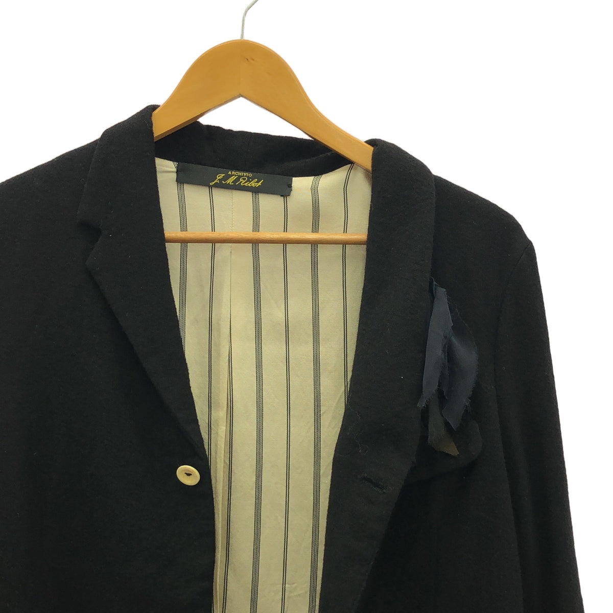 ARCHIVIO J.M.Ribot / アルキビオジェイエムリボット | GOI/PN / wool jacket / ウール 縮絨 ジャケット / 総裏地 | 44 | メンズ
