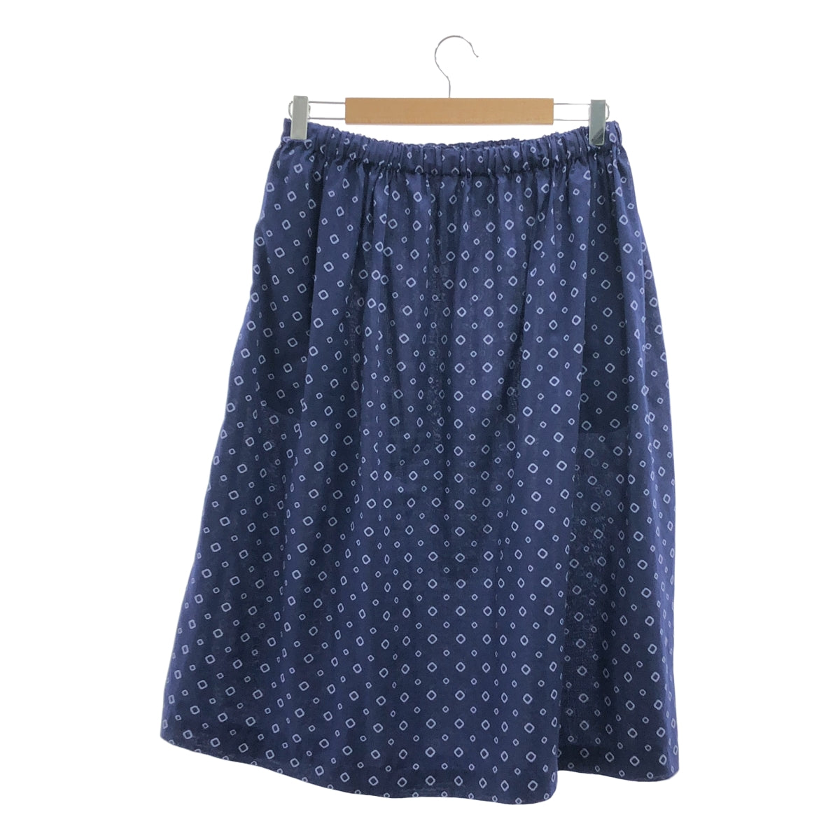 COMME des GARCONS COMME des GARCONS / コムコム | 2005SS | ポリエステル 総柄 製品加工 ドローストリング スカート | M | レディース