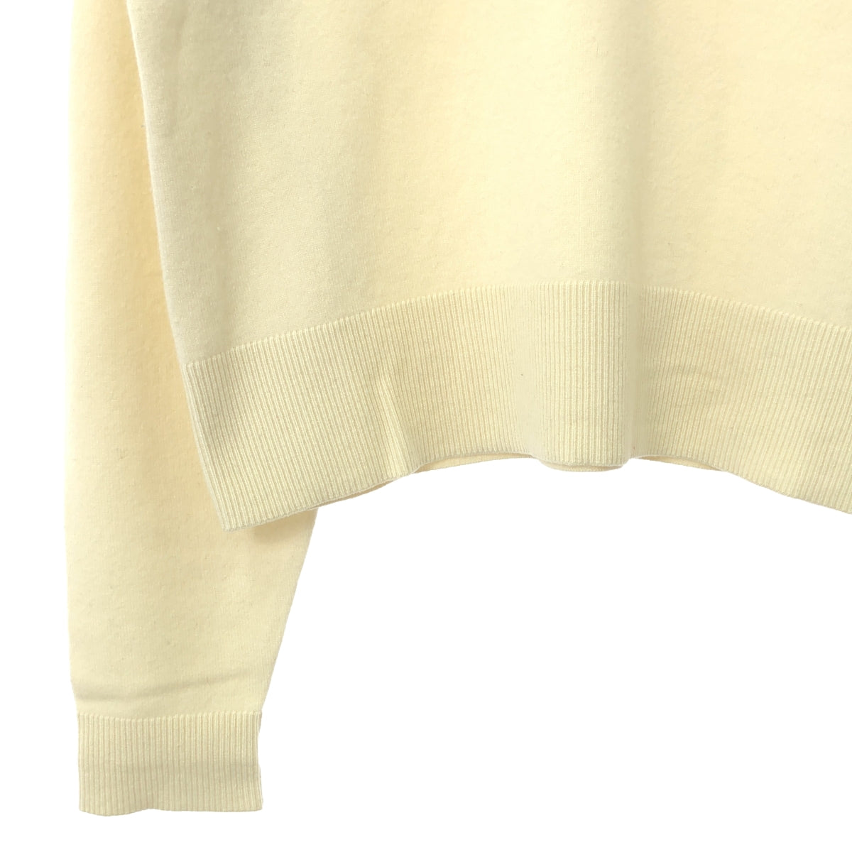 extreme cashmere / エクストリームカシミヤ | n°53 clash カシミヤ混 Vネック ニット | アイボリー | レディース