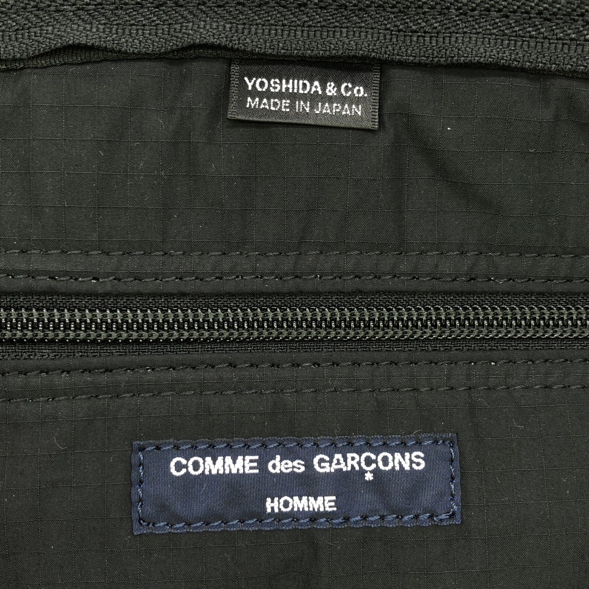 COMME des GARCONS HOMME / 컴데 갤슨 옴므 | 2024AW | ×PORTER / 포터 코듀라 나일론 패치워크 숄더백 |