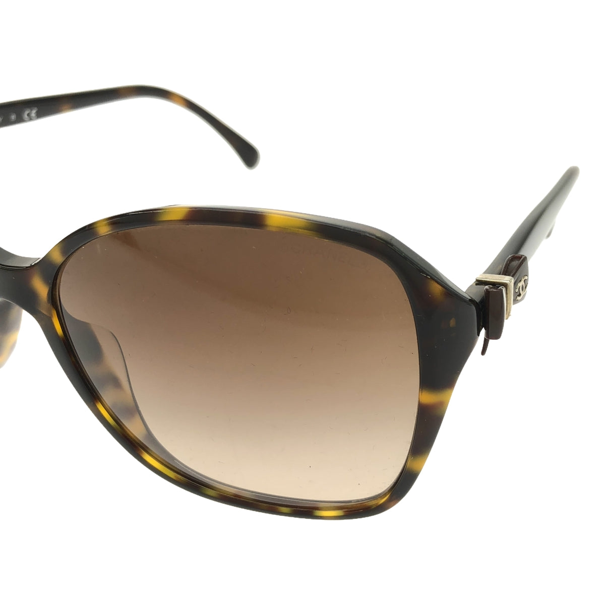 CHANEL / Chanel | Coco Ribbon Tortoiseshell Frame Sunglasses | 58□16-135 | Brown | Women's