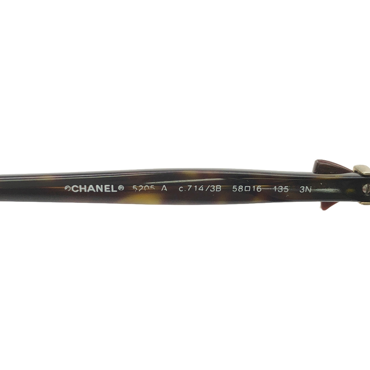 CHANEL / Chanel | Coco Ribbon Tortoiseshell Frame Sunglasses | 58□16-135 | Brown | Women's