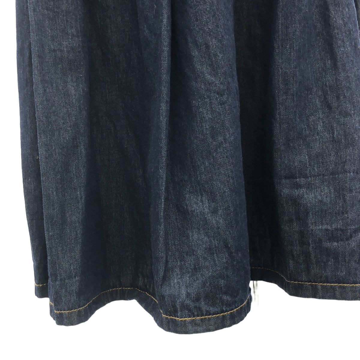 tricot COMME des GARCONS / トリココムデギャルソン | 2013SS | ウエストギャザー ボリューム デニムスカート | M | レディース
