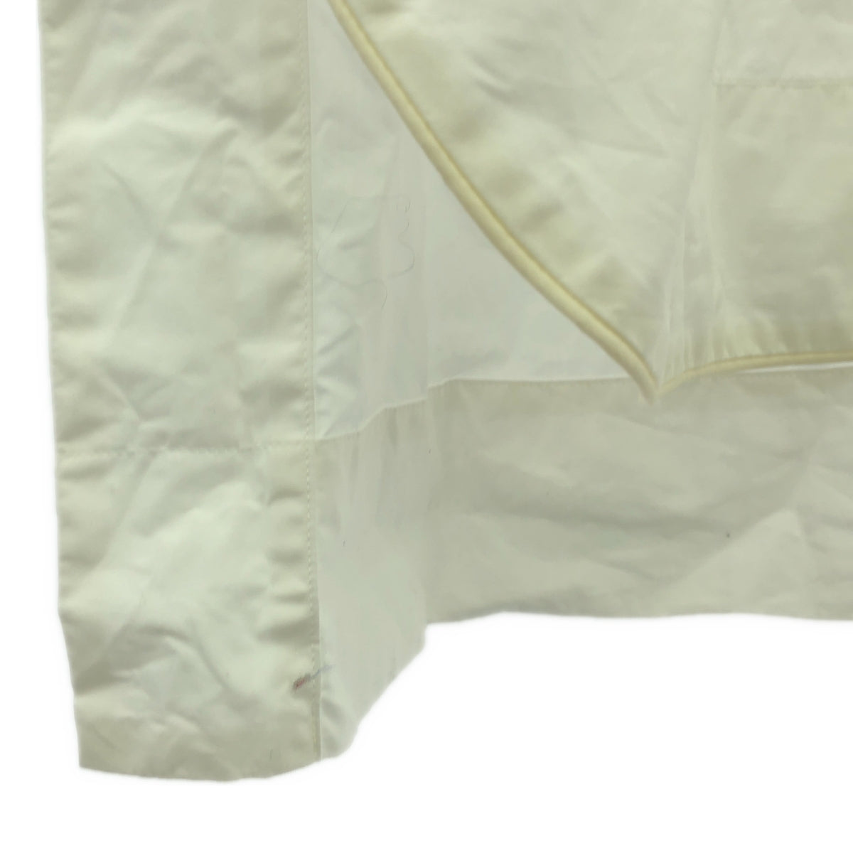 mudoca / ムドカ | コットン フリル パイピング シャツワンピース | ホワイト | レディース