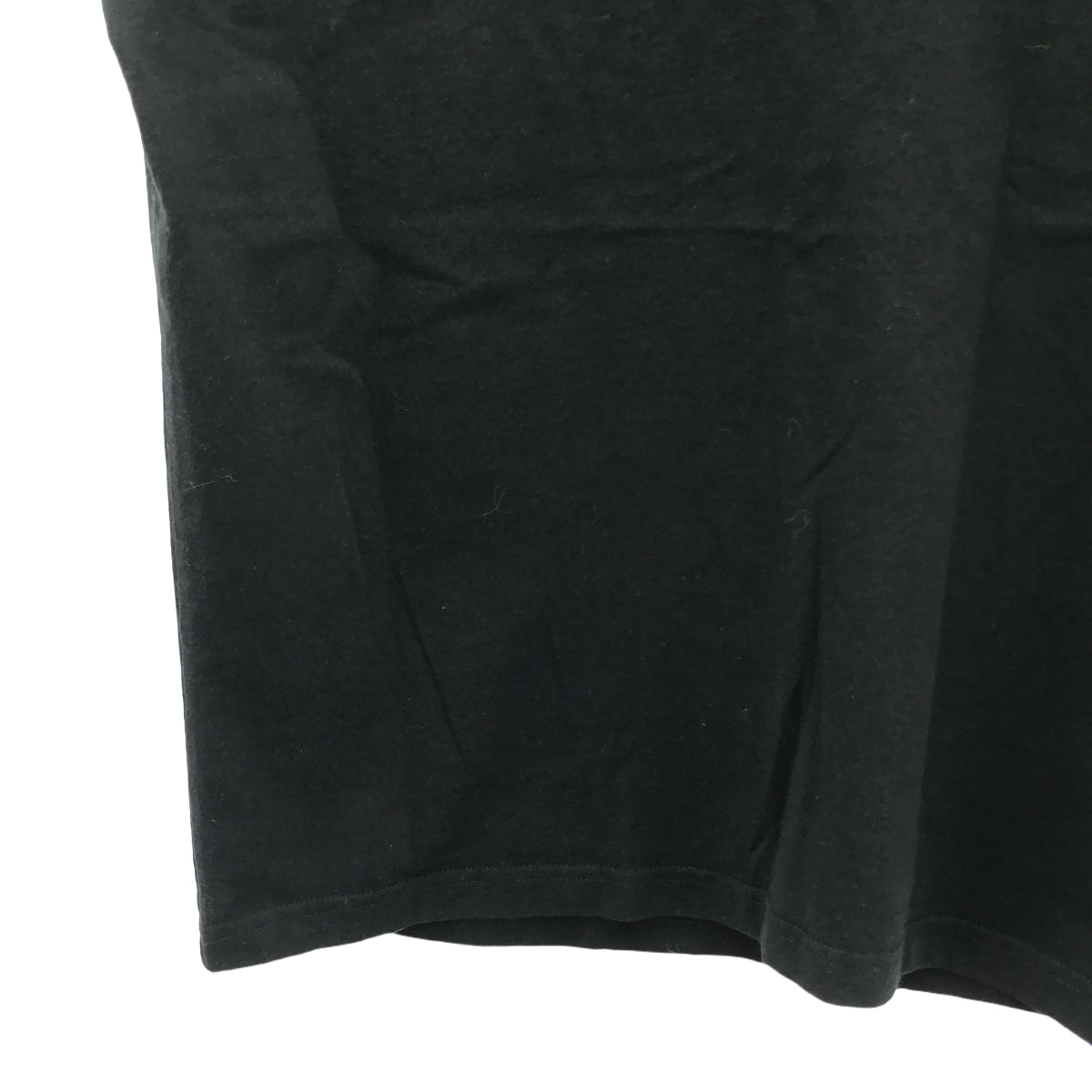 BALENCIAGA | 2019 | Cotton Logo Flag Cut and Sew | XS | Black | Women's