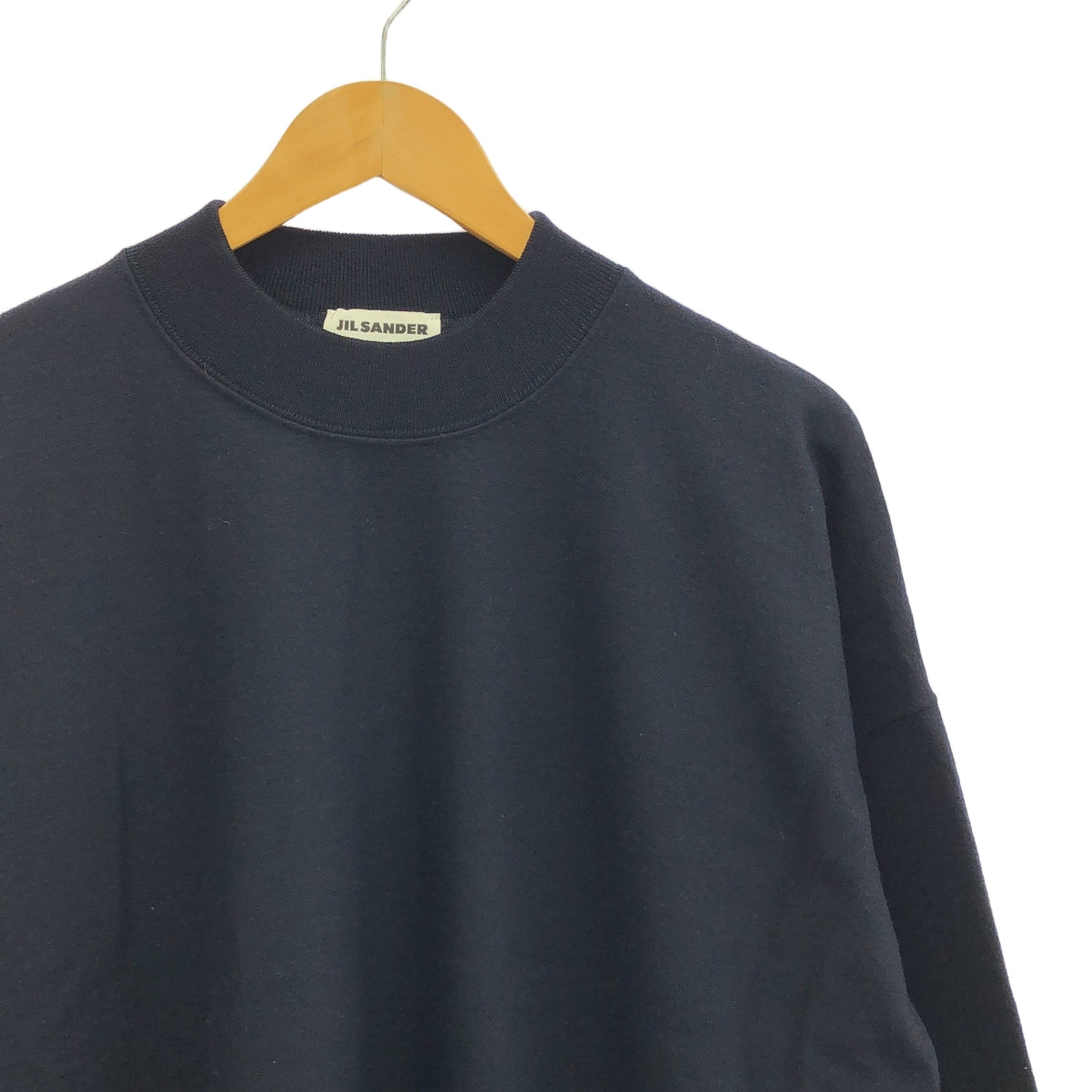 JIL SANDER / ジルサンダー | 2019AW | モックネック ウール ワイド セーター | S | メンズ